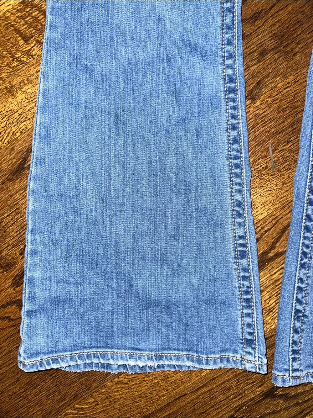 Just USA Light Blue Western Mid Rise Bootcut Jeans - NWT 28/6 - Picture 2 of 5